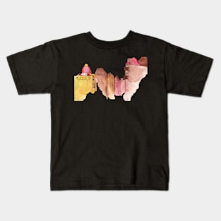 Watercolor European City Kids T-Shirt